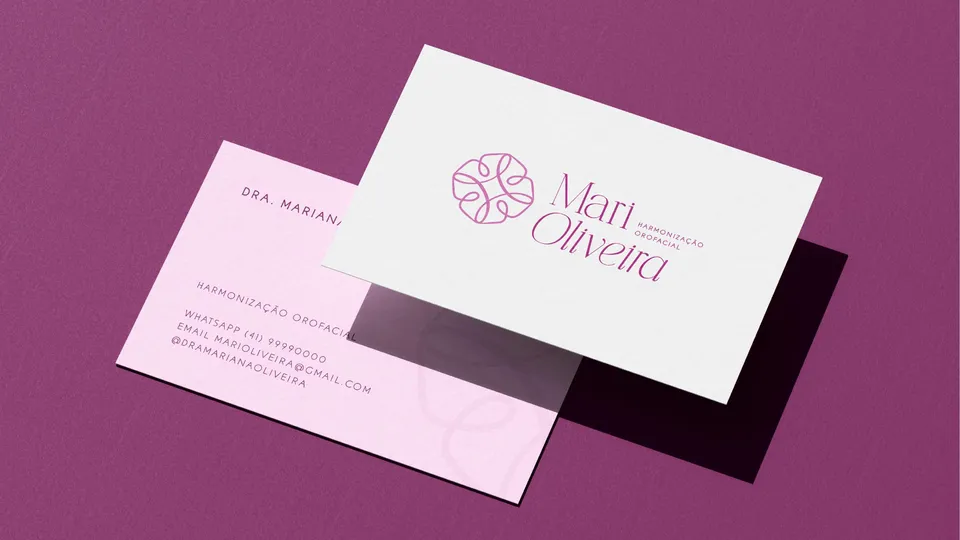 Identidade visual Mari Oliveira