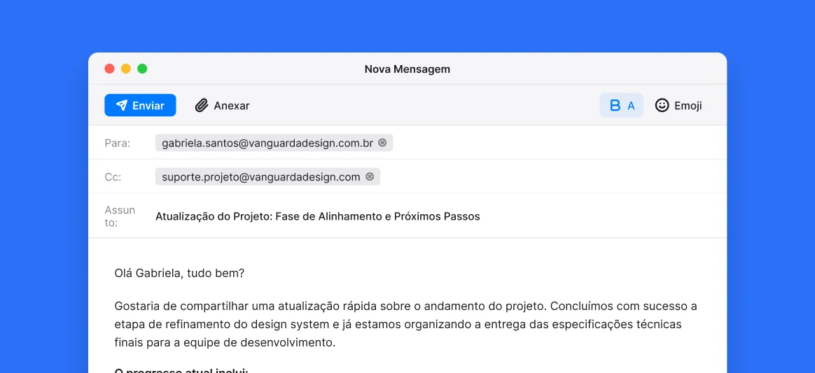 Scripts de WhatsApp e e-mail do Kit Design Studio